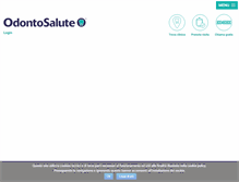 Tablet Screenshot of odontosalute.it